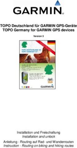 TOPO Deutschland für GARMIN GPS-Geräte TOPO Germany for GARMIN GPS devices - Installation und Freischaltung