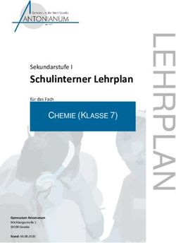 Schulinterner Lehrplan Sekundarstufe I CHEMIE KLASSE 7 Am