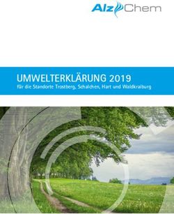 UMWELTERKLÄRUNG 2019 für die Standorte Trostberg, Schalchen, Hart und Waldkraiburg - AlzChem