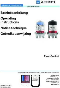 Betriebsanleitung Operating instructions Notice technique Gebruiksaanwijzing - Afriso