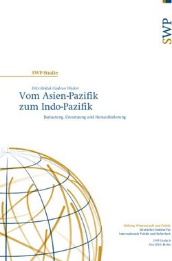 Vom Asien-Pazifik zum Indo-Pazifik - SWP-Studie Felix Heiduk / Gudrun Wacker