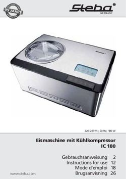 Eismaschine mit Kühlkompressor - IC 180 Gebrauchsanweisung 2 Instructions for use 12 Mode d emploi 18 Brugsanvisning 26 - Steba