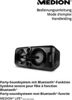 Bedienungsanleitung Mode d'emploi Handleiding - Party-Soundsystem mit Bluetooth-Funktion Système sonore pour fête à fonction Bluetooth ...