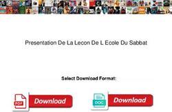 Presentation De La Lecon De L Ecole Du Sabbat - Bower ...