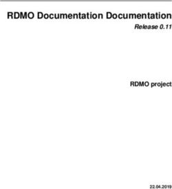 RDMO Documentation Documentation - Release 0.11 RDMO project - Read the Docs