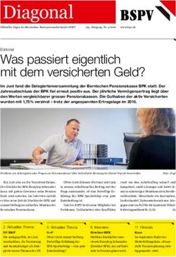 Was passiert eigentlich mit dem versicherten Geld? - Bernischer Staatspersonalverband