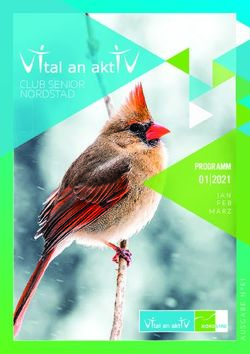 CLUB SENIOR NORDSTAD PROGRAMM - 01|2021