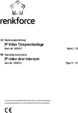 IP Video Türsprechanlage - Bedienungsanleitung - Conrad