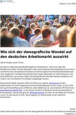 Wie Sich Der Demografische Wandel Auf Den Deutschen Arbeitsmarkt Auswirkt