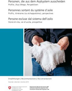 Personen, die aus dem Asylsystem ausscheiden - Profile, (Aus-)Wege, Perspektiven - EKM
