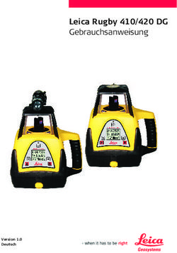 Leica Rugby 410/420 DG Gebrauchsanweisung
