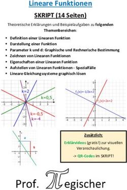 Lineare Funktionen SKRIPT (14 Seiten) - Prof. Tegischer