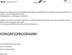 KONGRESSPROGRAMM - (SGBF) 2019