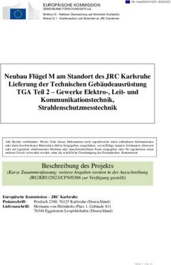 Neubau Fl Gel M Am Standort Des Jrc Karlsruhe Lieferung Der Technischen