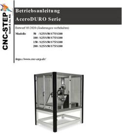 Betriebsanleitung AceroDURO Serie - CNC-STEP.de