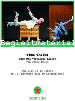 Begleitmaterial Timm Thaler von James Krüss Staatstheater Mainz