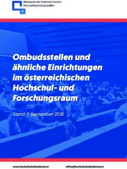 Ombudsstellen und ähnliche Einrichtungen im österreichischen Hochschul- und Forschungsraum - Stand: 1. September 2018 - ÖAWI