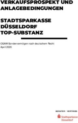 VERKAUFSPROSPEKT UND ANLAGEBEDINGUNGEN STADTSPARKASSE DÜSSELDORF TOP-SUBSTANZ - OGAW-Sondervermögen nach deutschem Recht April 2020
