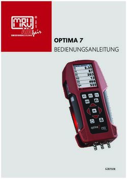 OPTIMA 7 BEDIENUNGSANLEITUNG - mru.eu