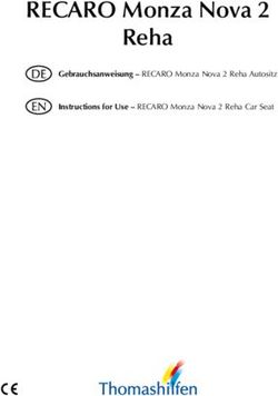 RECARO Monza Nova 2 Reha - Gebrauchsanweisung - RECARO Monza Nova 2 Reha Autositz Instructions for Use - RECARO Monza Nova 2 Reha Car Seat ...