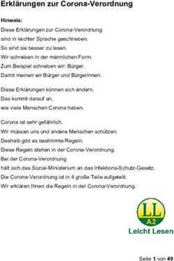 Erklärungen zur Corona-Verordnung