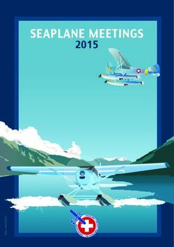 SEAPLANE MEETINGS 2015 - SPAS - Seaplane Pilots Association Switzerland