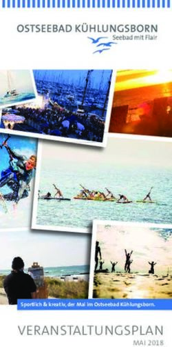 VERANSTALTUNGSPLAN Sportlich & kreativ, der Mai im Ostseebad Kühlungsborn - Kühlungsborn