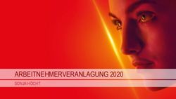 ARBEITNEHMERVERANLAGUNG 2020 - SONJA HÖCHT
