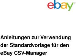 Anleitungen Zur Verwendung Der Standardvorlage F R Den Ebay Csv Manager