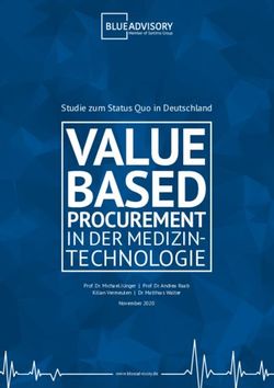 Value Based Procurement In Der Medizin Bvmed