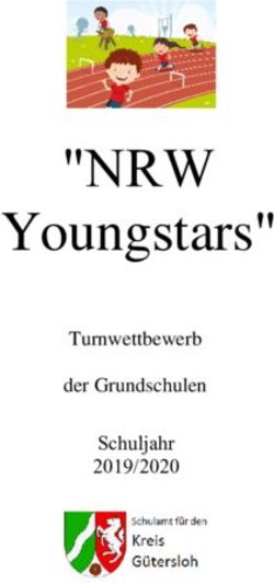 "NRW Young stars" Schuljahr 2019/2020