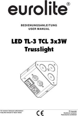 LED TL-3 TCL 3x3W Trusslight - BEDIENUNGSANLEITUNG USER MANUAL - Für weiteren Gebrauch aufbewahren! Keep this manual for future needs!