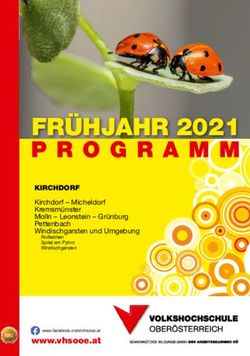 Frühjahr 2021 KIRCHDORF - www.vhsooe.at - VHS OÖ