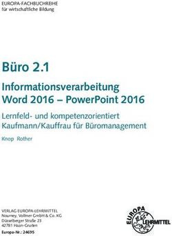 Büro 2 1 Informationsverarbeitung Word 2016 PowerPoint 2016 Lernfeld