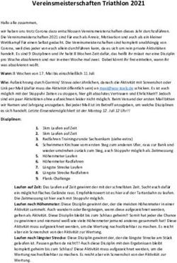 Vereinsmeisterschaften Triathlon 2021 - WSV Bad T&ouml;lz