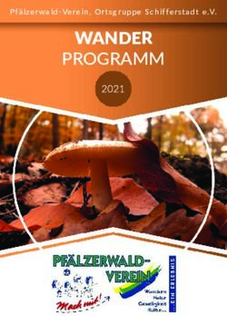 WANDER PROGRAMM Pf&auml;lzerwald-Verein, Ortsgruppe Schifferstadt e.V - Pf&auml;lzerwald-Verein