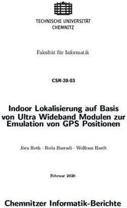 Indoor Lokalisierung Auf Basis Von Ultra Wideband Modulen Zur Emulation ...