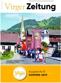 Virger Zeitung - Ausgabe Nr. 81 sommer 2019 "Ummegong" - Festliche Prozession zu Fronleichnam in Virgen Foto: Ingrid Wibmer - Gemeinde Virgen