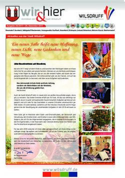 Ein neues Jahr hei&szlig;t neue Hoffnung, neues Licht, neue Gedanken und neue Wege - Stadt Wilsdruff