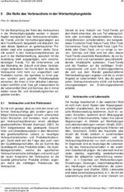 5 Die Rolle des Verbrauchers in der Wertsch&ouml;pfungskette