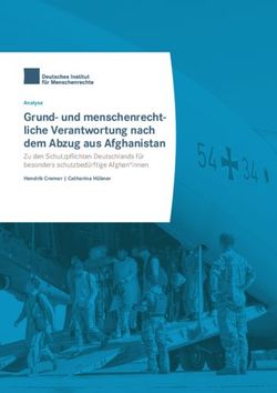Grund- und menschenrechtliche Verantwortung nach dem Abzug aus Afghanistan - Zu den Schutzpflichten Deutschlands f&uuml;r besonders schutzbed&uuml;rftige ...