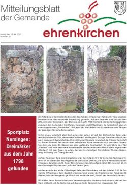 Mitteilungsblatt der Gemeinde - Gemeinde Ehrenkirchen