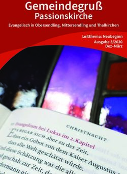 Gemeindegru&szlig; Passionskirche - Evangelisch in Obersendling, Mittersendling und Thalkirchen - Luth. Passionskirche M&uuml;nchen