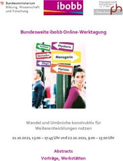 Bundesweite ibobb Online-Werktagung - Wandel und Umbr&uuml;che konstruktiv f&uuml;r Weiterentwicklungen nutzen Abstracts Vortr&auml;ge, Werkst&auml;tten ...