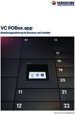 VC POBox.app Bedienungsanleitung f&uuml;r Benutzer und Zusteller - Digital Black Forest