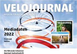 Mediadaten 2022 - Velojournal