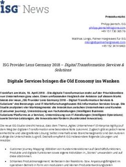Digitale Services bringen die Old Economy ins Wanken - ISG