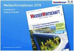 Mediainformationen 2019 - Preisliste Nr. 61 Gültig ab 01.10.2018 - Springer Fachmedien Wiesbaden GmbH