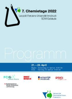 Programm LFU-Innsbruck - Chemietage 2022 - Verband der Chemielehrer Österreichs