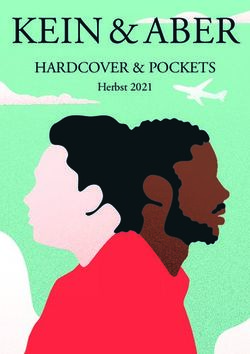 KEIN & ABER HARDCOVER & POCKETS - Herbst 2021 - KEIN & ABER